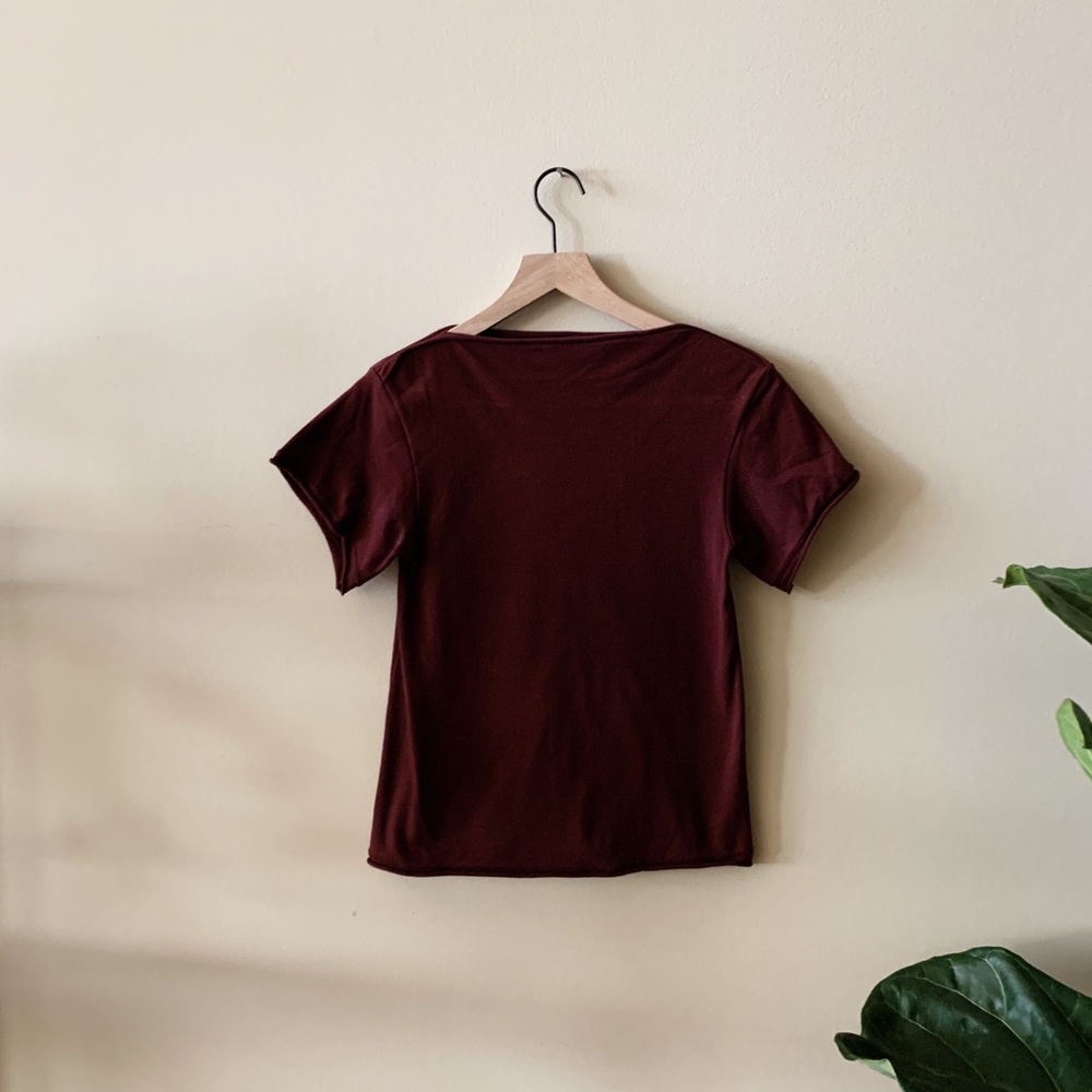 Elizabeth Suzann x Alabama Chanin Eva Tee in Plum